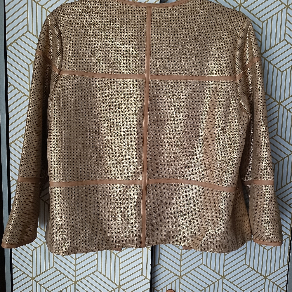 A La carte Gold perforated jacket! - Picture 3 of 7